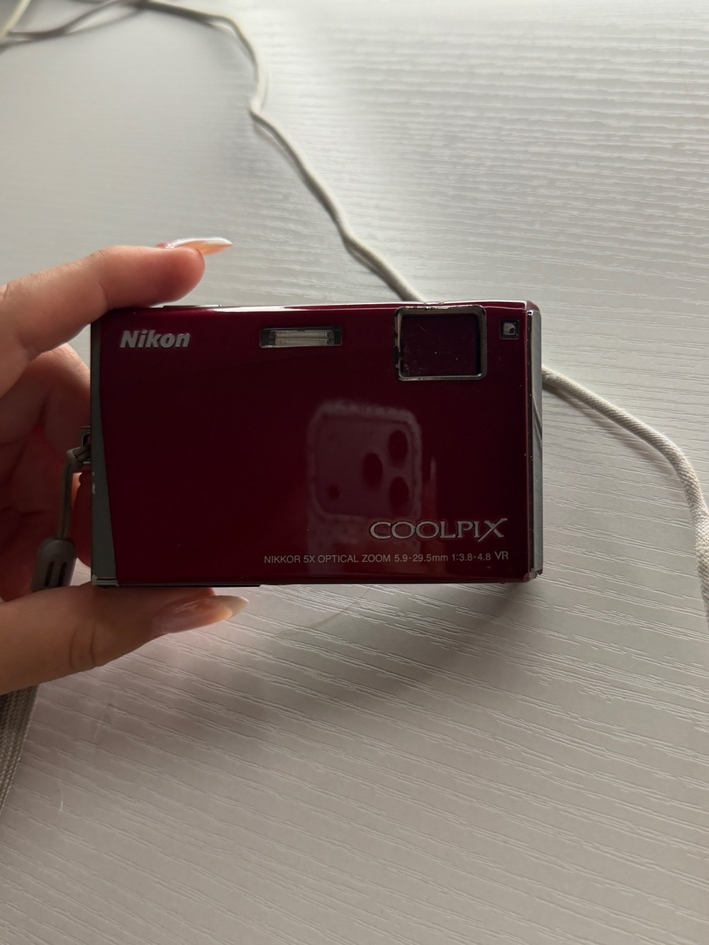 Nikon COOLPIX Red Compact Point-and-Shoot Camera